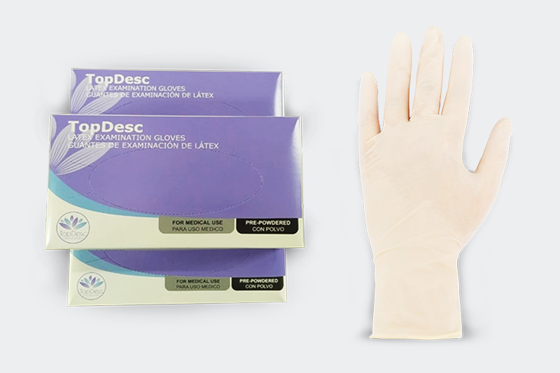 guantes latex